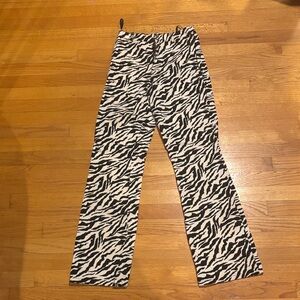 Motel Rocks Monochrome Animal Print Pants
